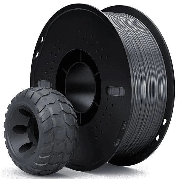 Elegoo Filamento TPU 95A Cinza Premium - 1Kg