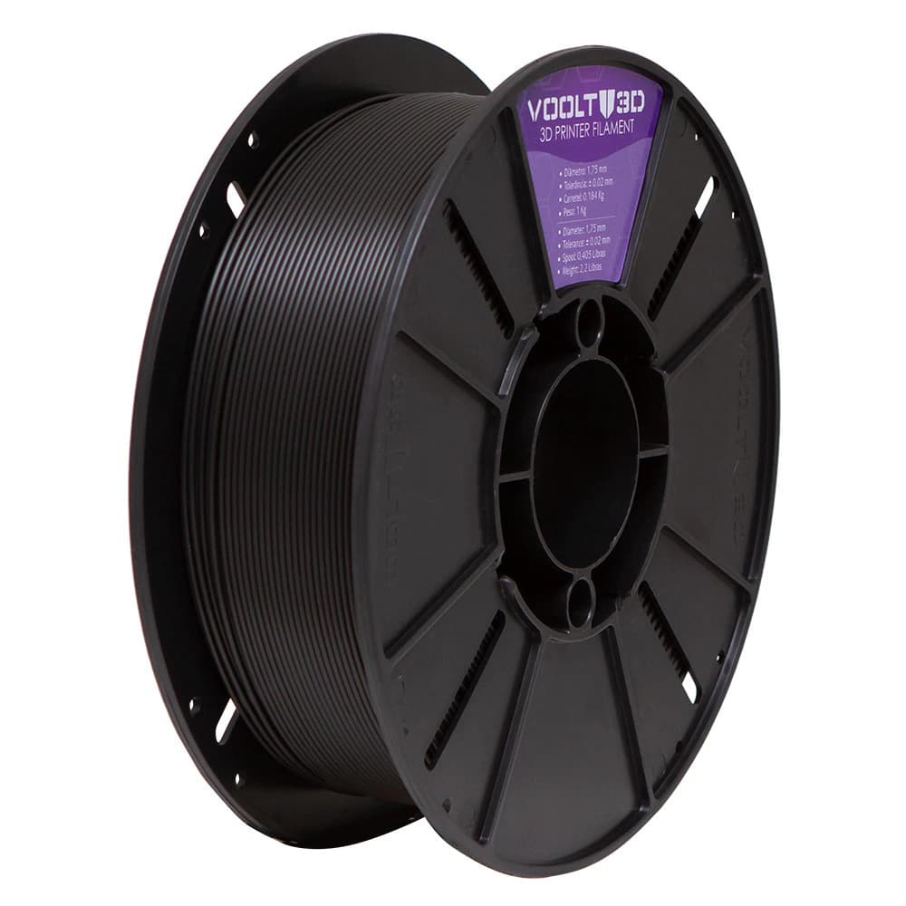 Filamento PCTG Preto Alta Performance 1kg