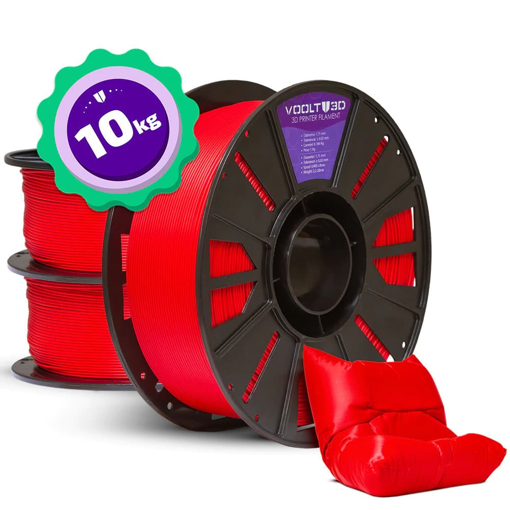 Kit Master - Filamento PLA Sólido - 10 unidades